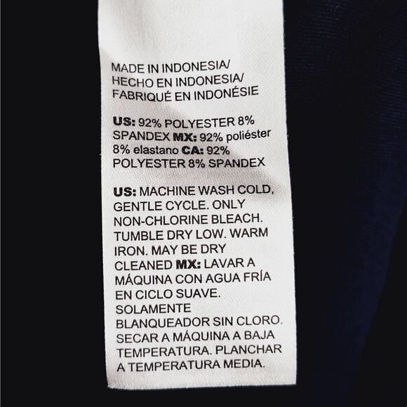 Chico's Zenergy UPF Polo 0 Small 4/6 Camo Golf Pickleball 1/4 Zip Short Sleeve - Picture 4 of 6